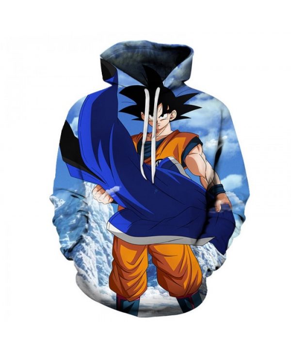 Son Goku 3D Printed Hoodie/Zipper Hoodie