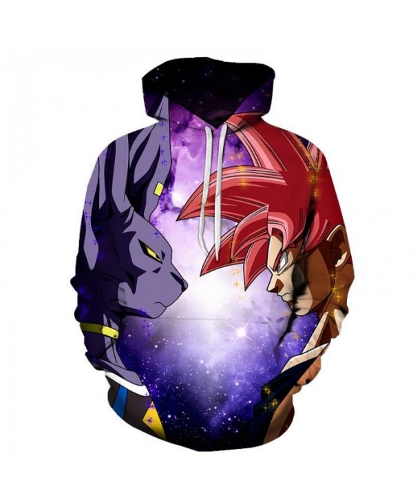 Son Goku 3D Printed Hoodie/Zipper Hoodie