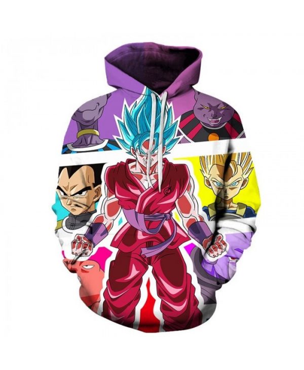 Son Goku 3D Printed Hoodie/Zipper Hoodie