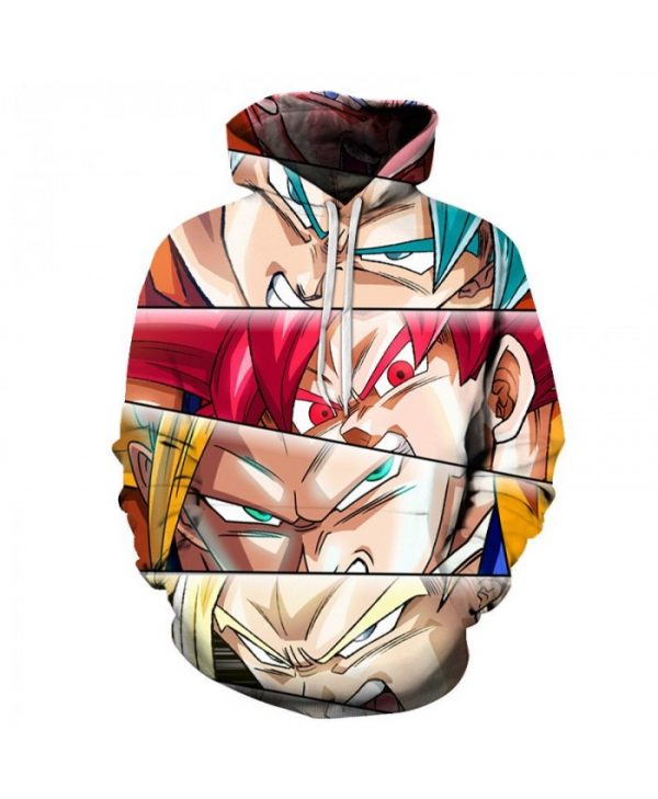 Son Goku 3D Printed Hoodie/Zipper Hoodie