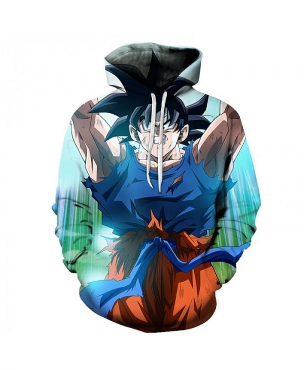 Son Goku 3D Printed Hoodie/Zipper Hoodie