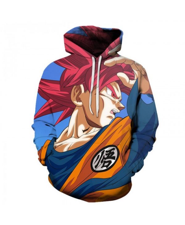 Son Goku 3D Printed Hoodie/Zipper Hoodie