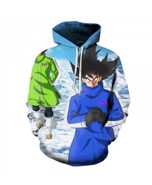 Son Goku 3D Printed Hoodie/Zipper Hoodie