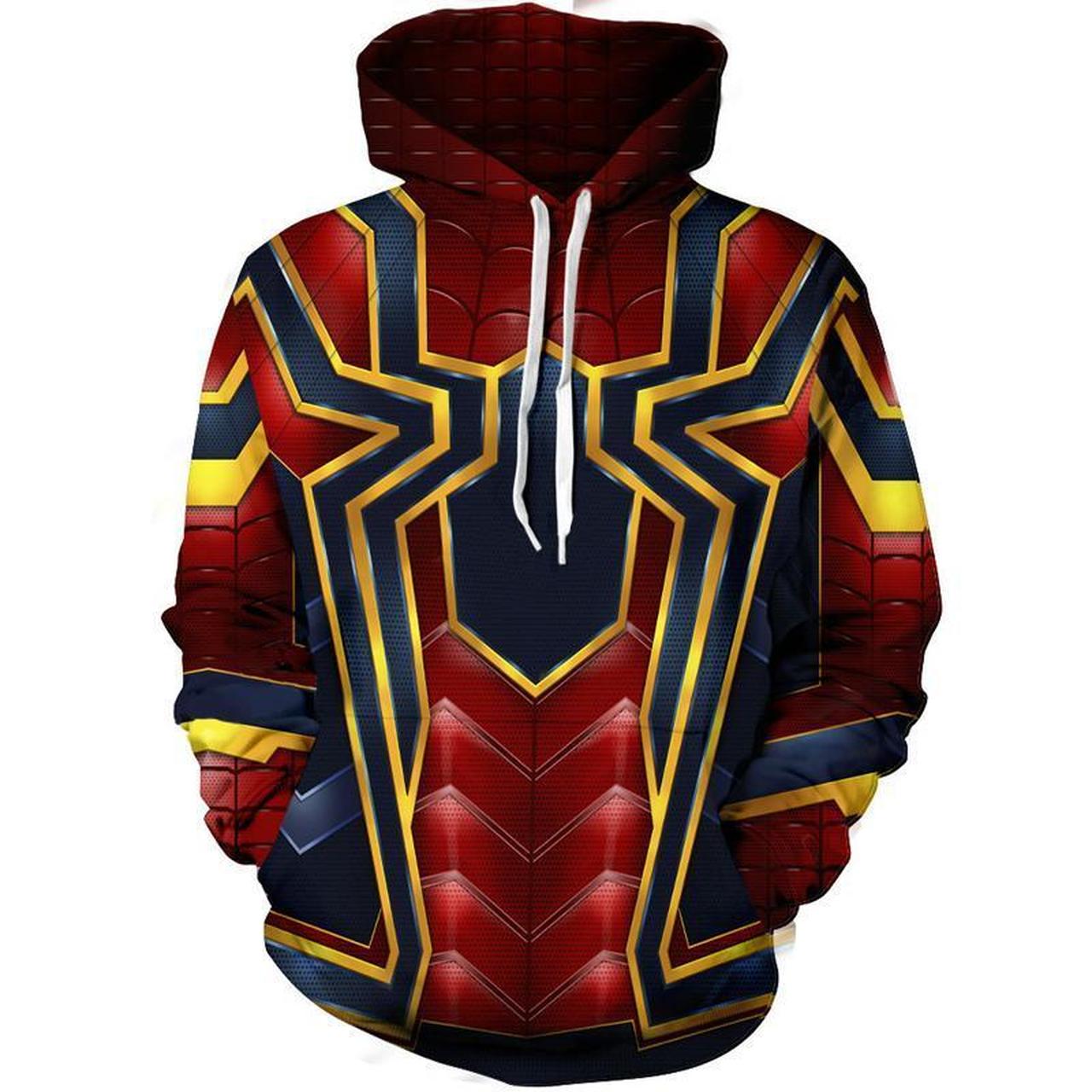 Spider Man The Avengers 3D Printed Hoodie/Zipper Hoodie