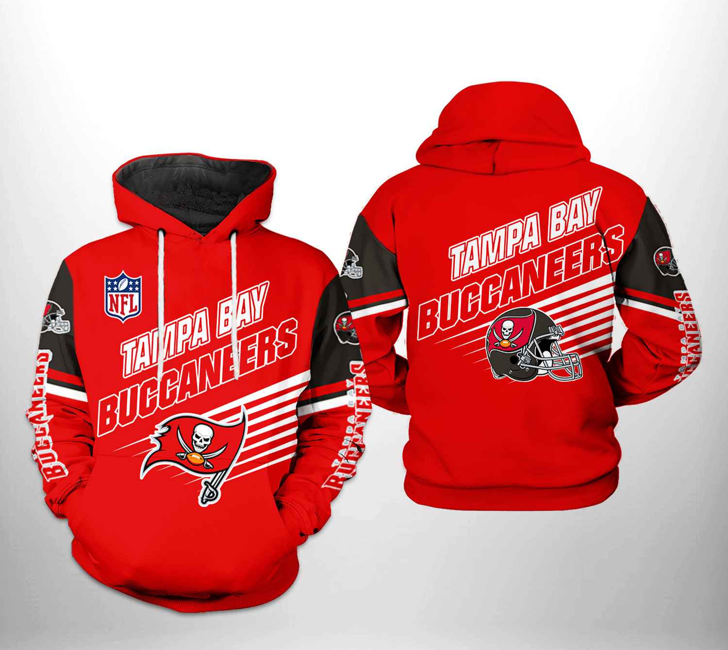 Tampa Bay Buccaneers NFL Team US 3D Printed Hoodie/Zipper Hoodie - Travels  in Translation