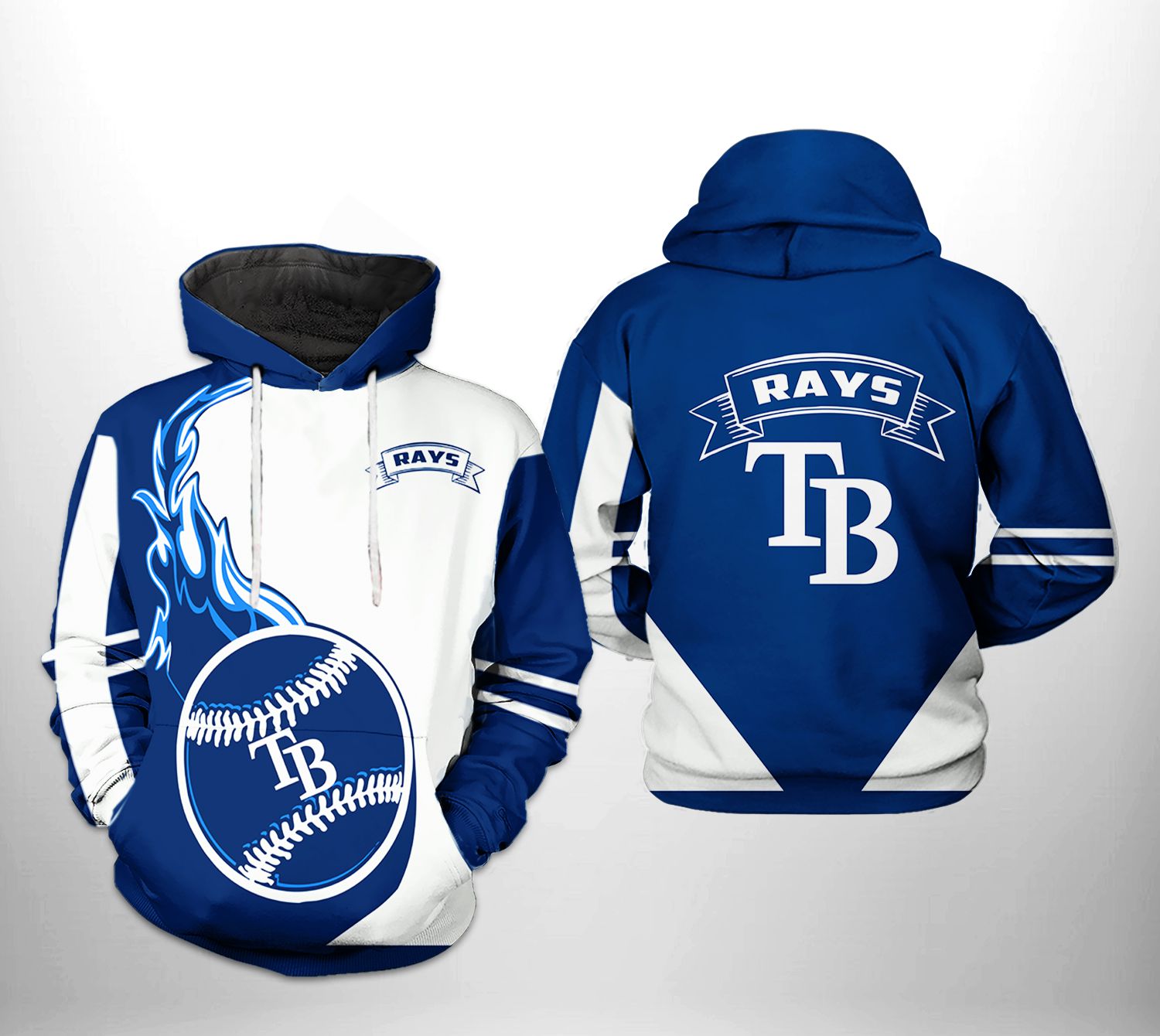 Tampa Bay Rays MLB Classic 3D Printed Hoodie/Zipper Hoodie