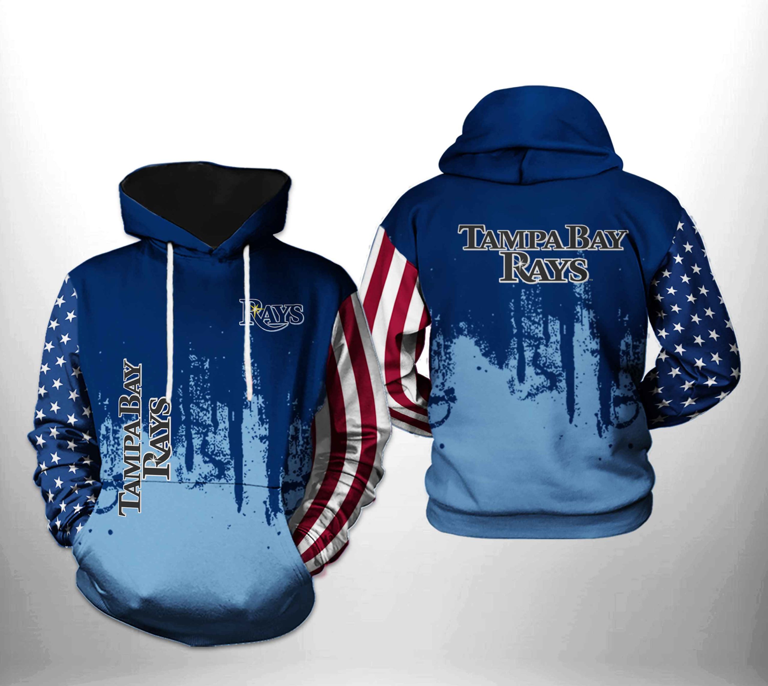 Tampa Bay Rays Camouflage Veteran 3D Hoodie Zipper Hoodie –