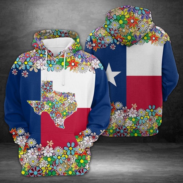 Texas Flower 3D Printed Hoodie/Zipper Hoodie