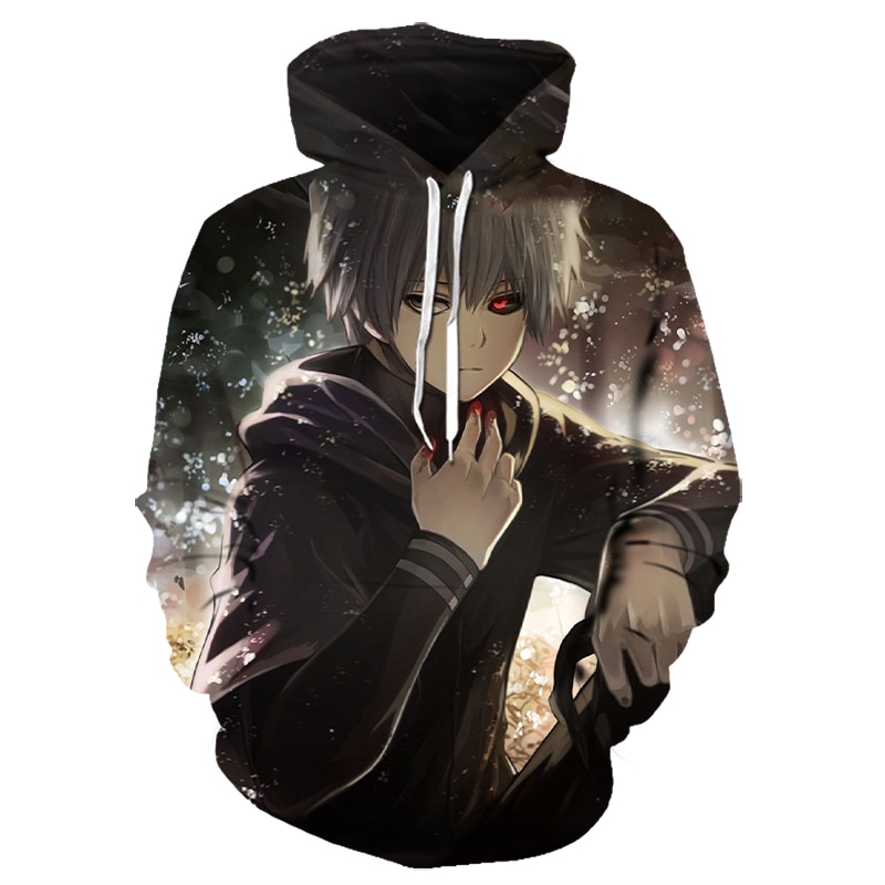 Tokyo Ghoul 3D Printed Hoodie/Zipper Hoodie