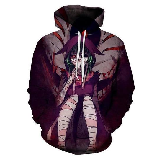 Tokyo Ghoul 3D Printed Hoodie/Zipper Hoodie