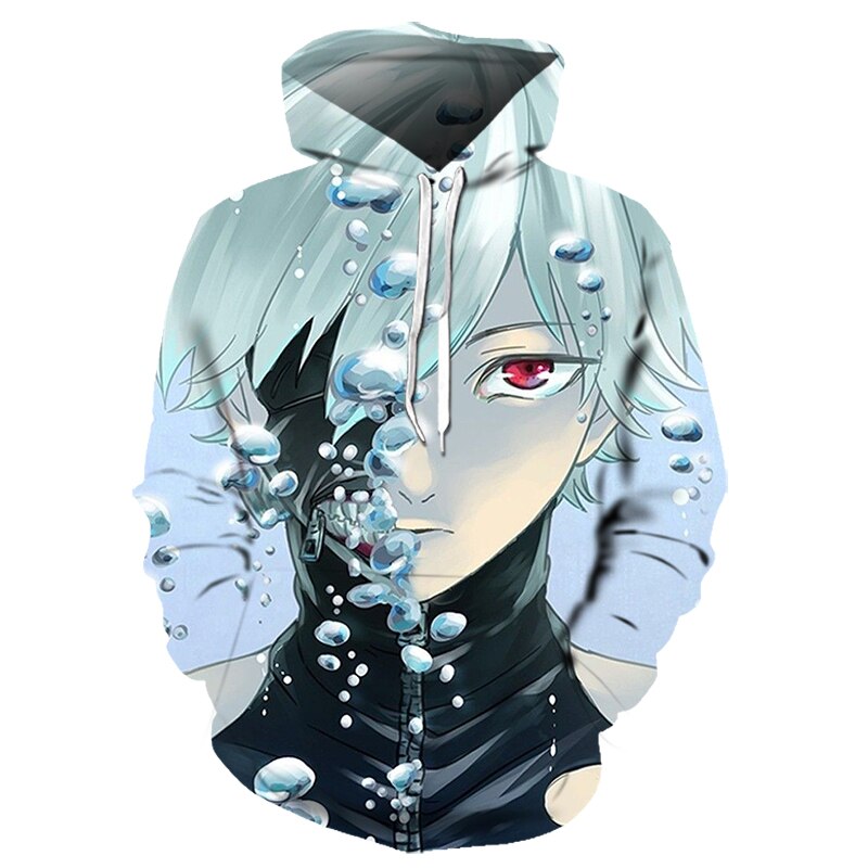 Tokyo Ghoul 3D Printed Hoodie/Zipper Hoodie