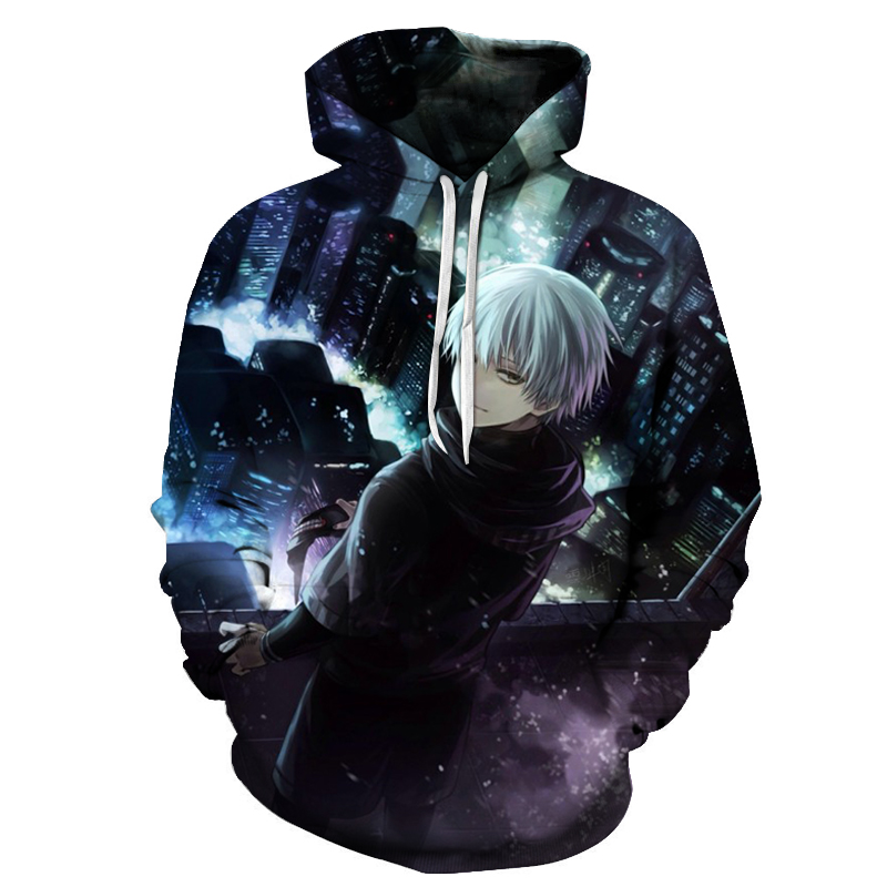 Tokyo ghoul 3d discount hoodie