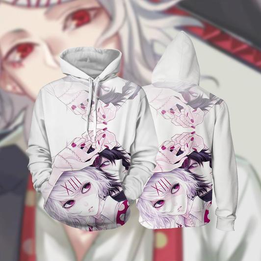 Tokyo Ghoul 3D Printed Hoodie/Zipper Hoodie