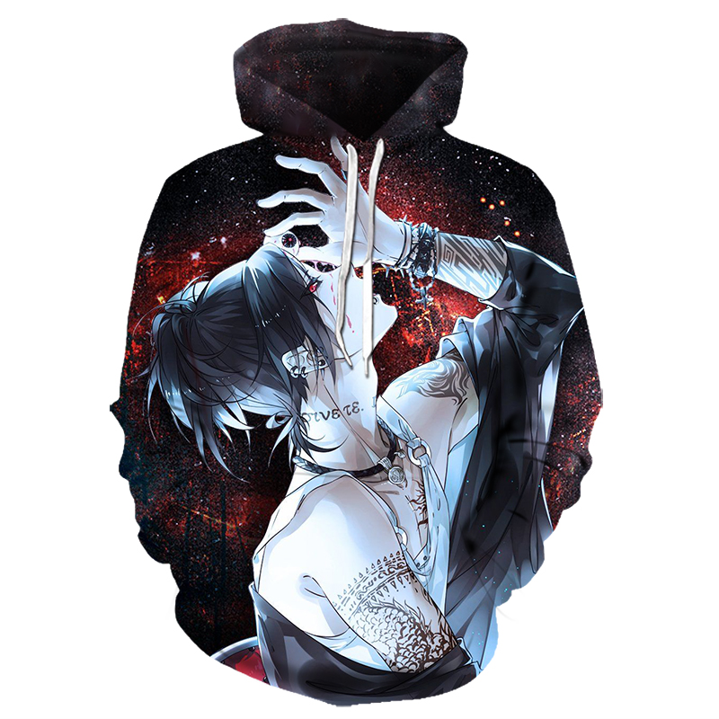 Tokyo Ghoul 3D Printed Hoodie/Zipper Hoodie