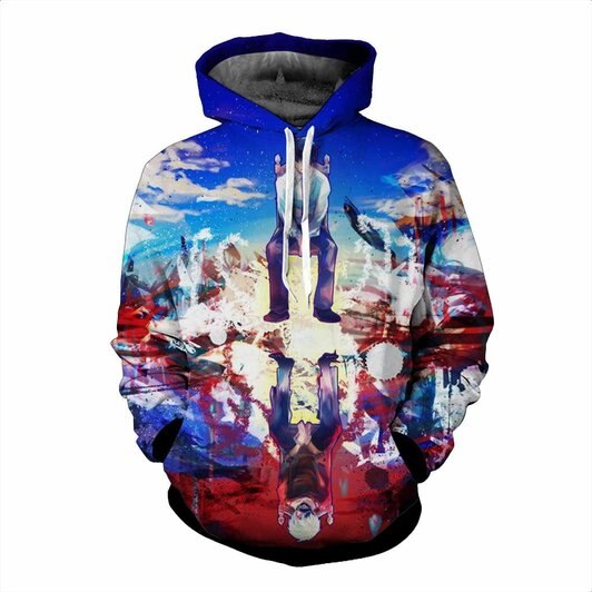 Tokyo Ghoul 3D Printed Hoodie/Zipper Hoodie