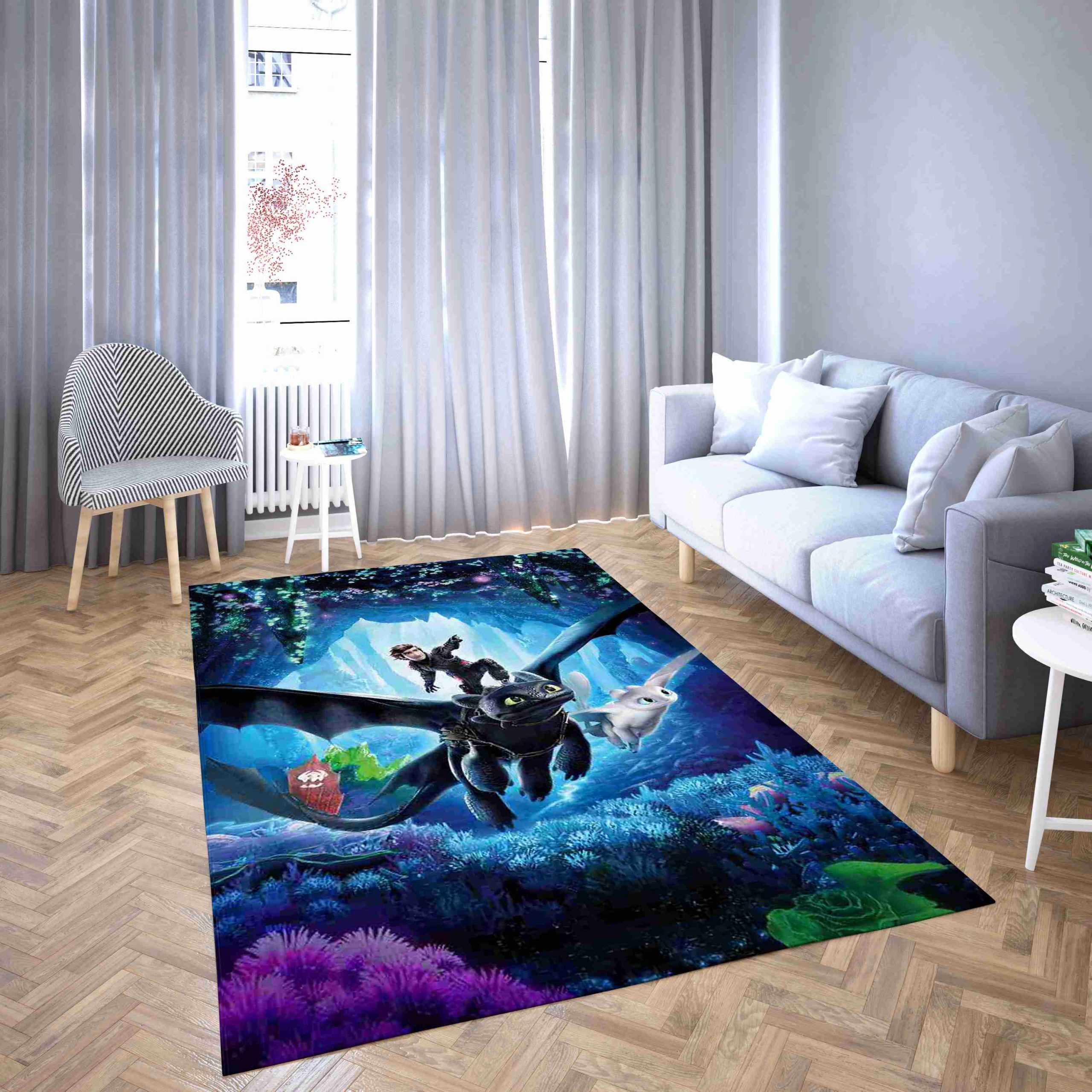 3D Animation Carpet Design Living Room Rug Carpet