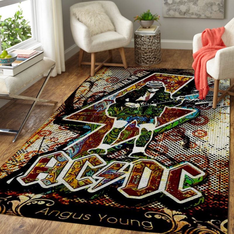 Acdc Area Limited Edition Rug Carpet Music Floor