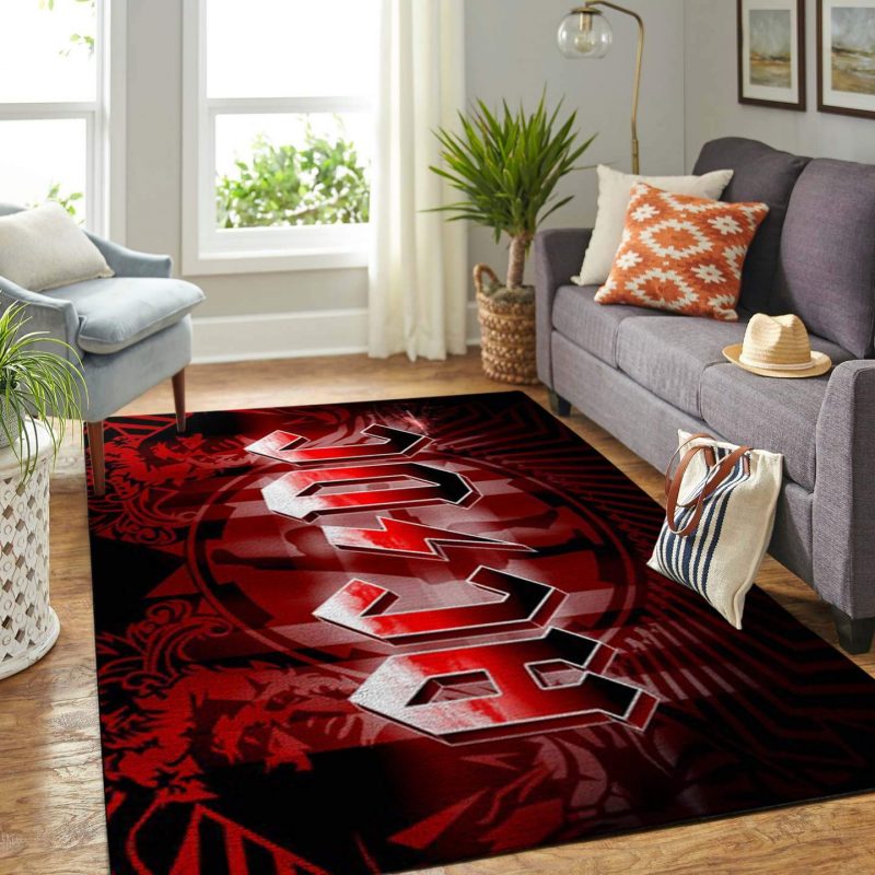 Acdc Hard Rock Band Living Room Carpet Living Room Limited Edition Rug Carpets 3