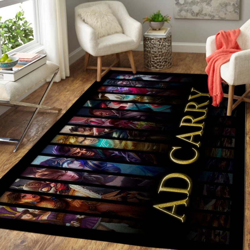 Ad Carry League Of Legends Game Living Room Rug Carpet