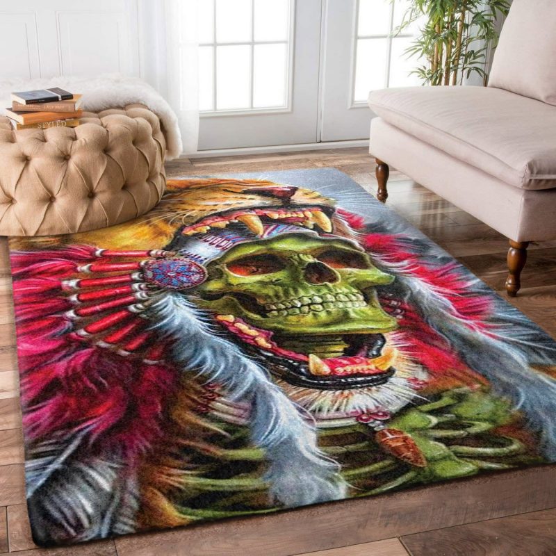 African Skull Limited Edition Rug Carpet