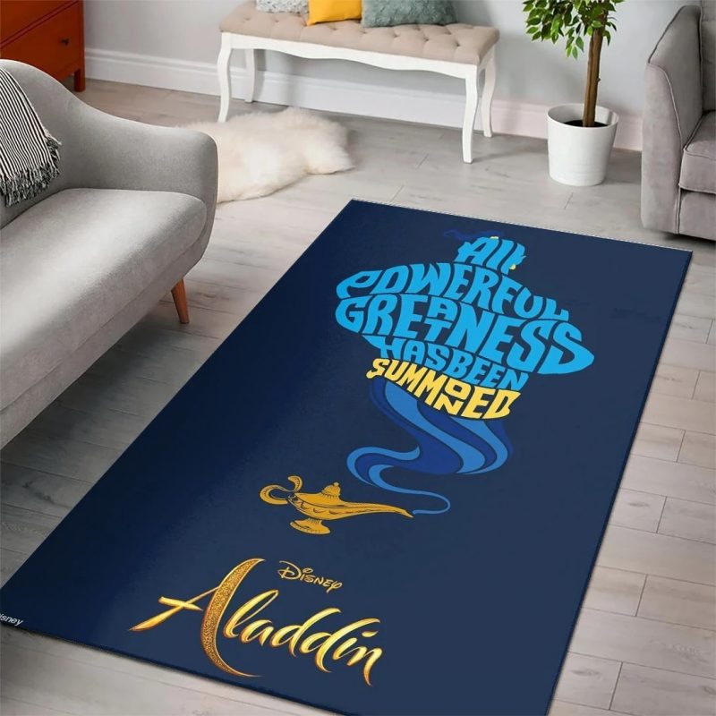 Aladdin disney movies area rugs living room carpet