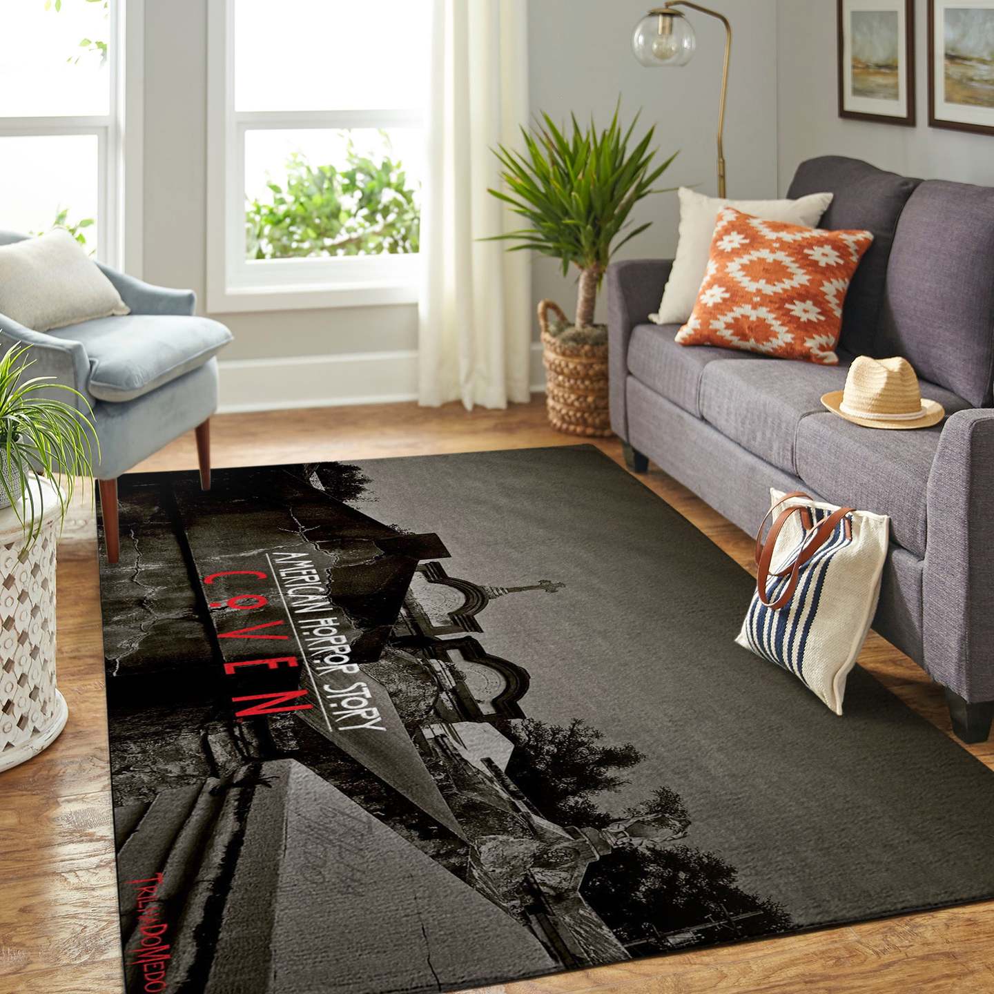 American Horror Story Halloween Living Room Rug Carpet 3