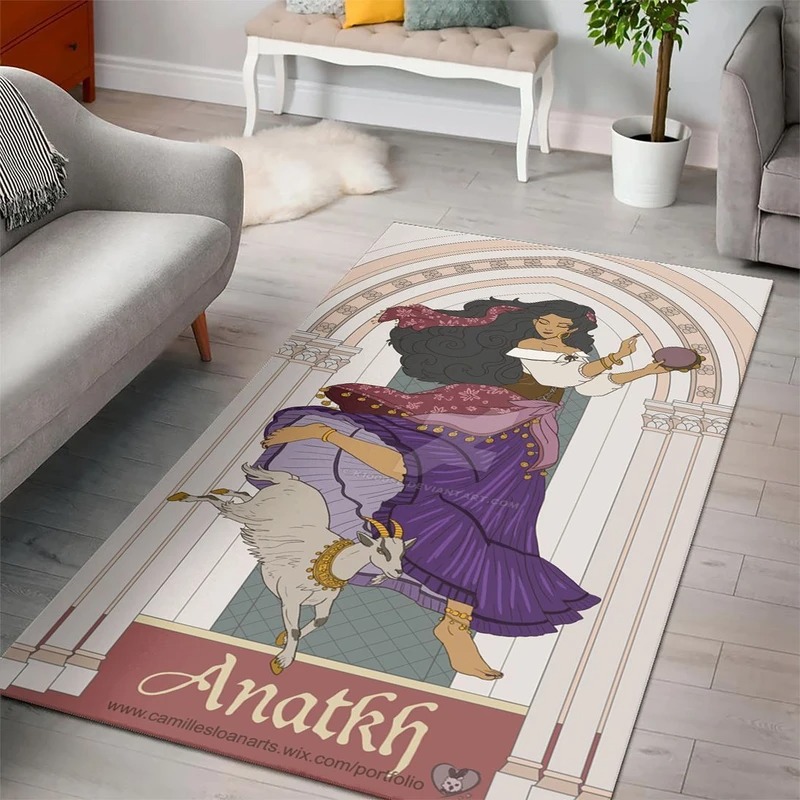 Anatkh disney princess characters disney movies area rugs living room carpet