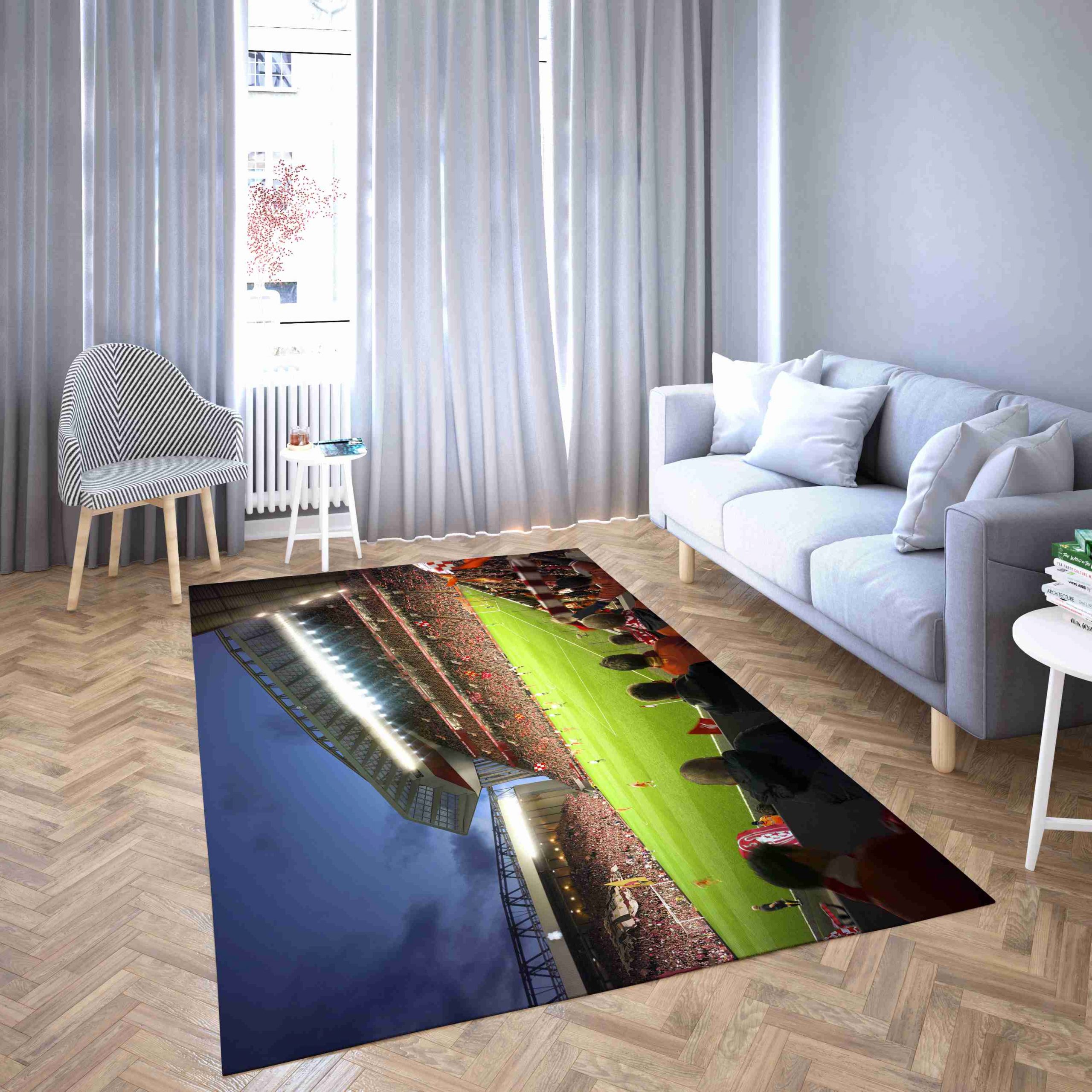 Anfield Football Stadium Of Liverpool Fc Club Anfield Carpet Living Room Rugs 4