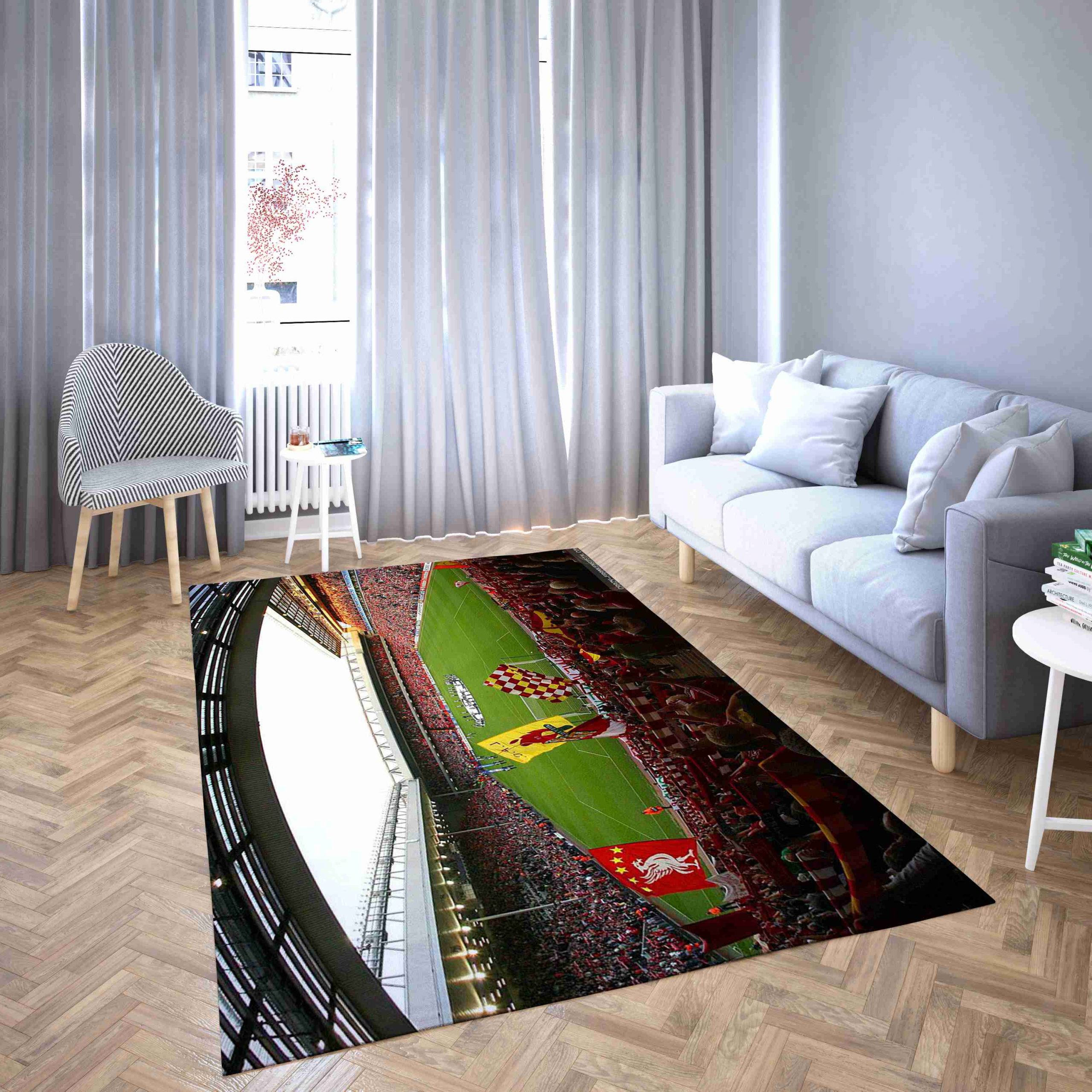 Anfield Football Stadium Of Liverpool Fc Club Anfield Carpet Living Room Rugs 5