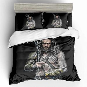 Aquaman 3 Duvet Cover and Pillowcase Set Bedding Set 563