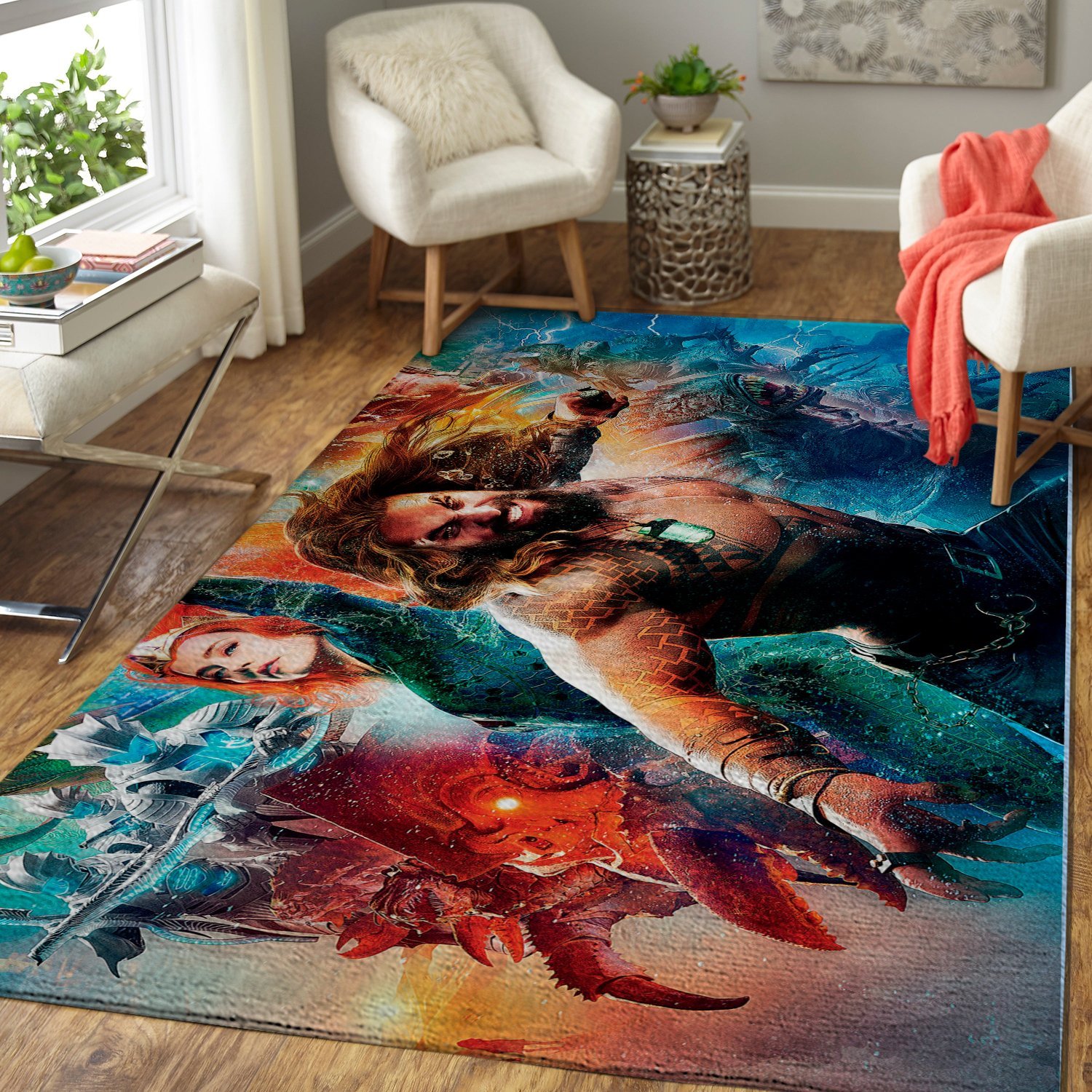 Aquaman Living Room Rugs Carpet 1