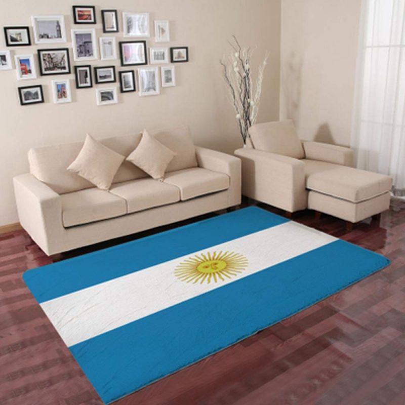 Argentina Flag Carpet Living Room Rugs