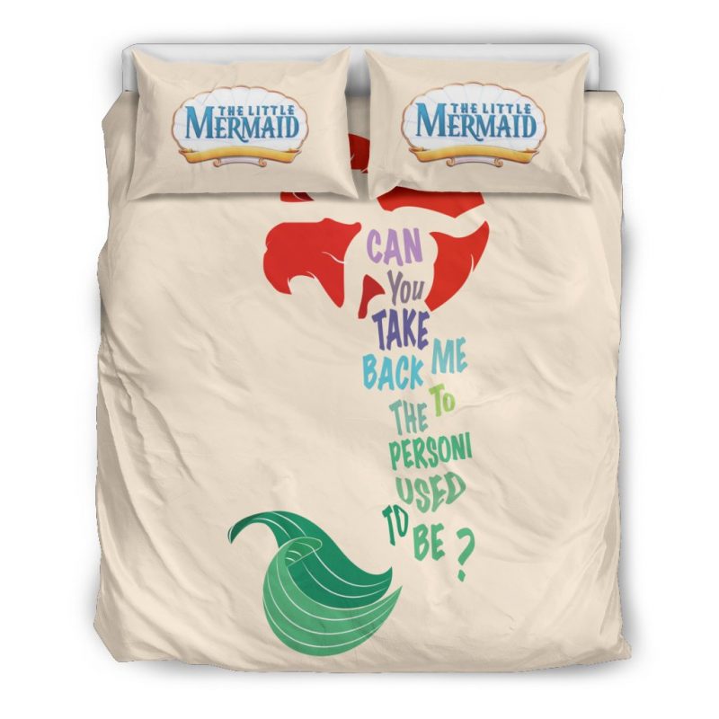 Ariel Disney 2226 Duvet Cover and Pillowcase Set Bedding Set