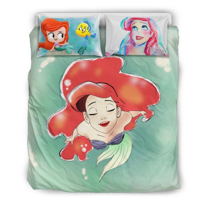 Ariel Disney 2228 Duvet Cover and Pillowcase Set Bedding Set