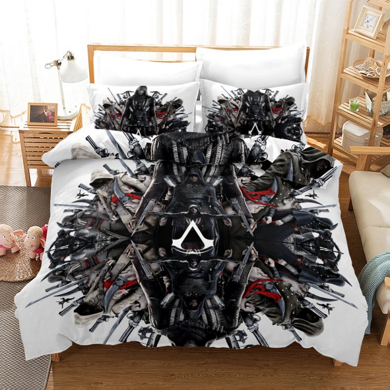 Assassin Duvet Cover and Pillowcase Set Bedding Set