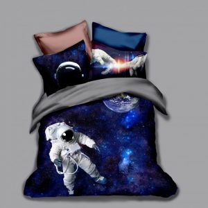 Astronaut 1 Duvet Cover and Pillowcase Set Bedding Set