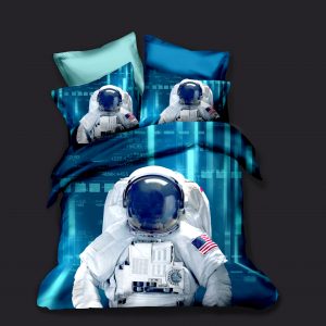 Astronaut 3 Duvet Cover and Pillowcase Set Bedding Set