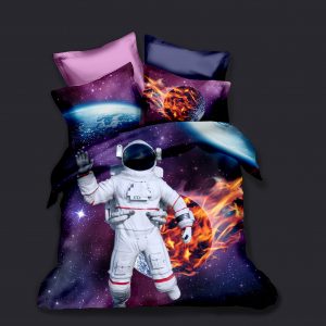 Astronaut 7 Duvet Cover and Pillowcase Set Bedding Set