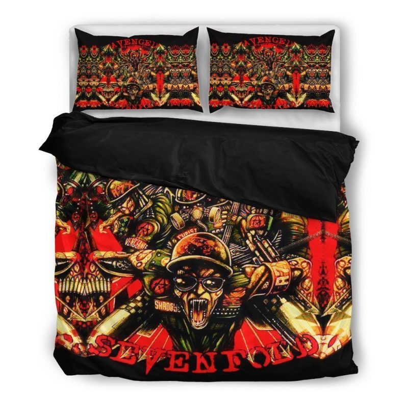 Avenged Sevenfold Duvet Cover and Pillowcase Set Bedding Set 130