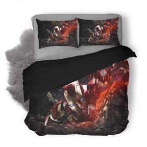 Avenger Iron Man 9 Duvet Cover and Pillowcase Set Bedding Set