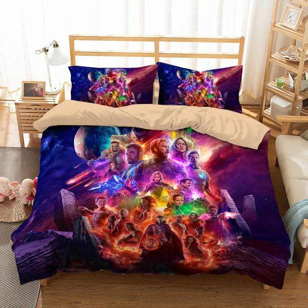 Avengers 3 Duvet Cover and Pillowcase Set Bedding Set