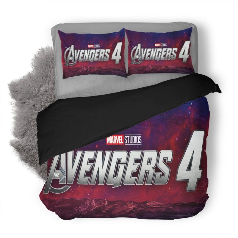 Avengers 4 Duvet Cover and Pillowcase Set Bedding Set 369