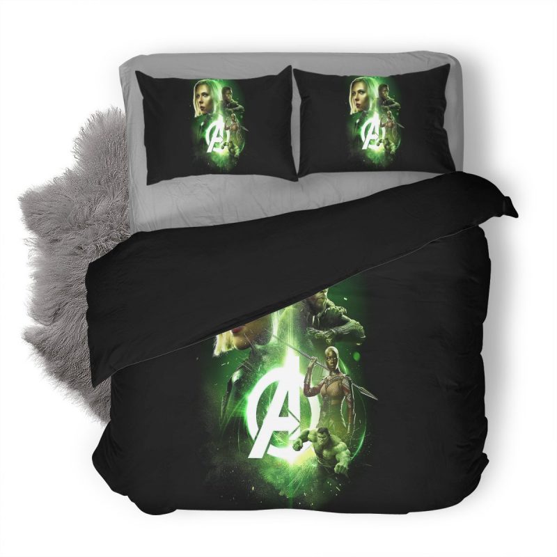 Avengers Duvet Cover and Pillowcase Set Bedding Set 417