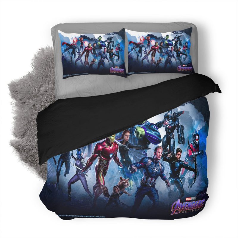 Avengers End Game Duvet Cover and Pillowcase Set Bedding Set 1