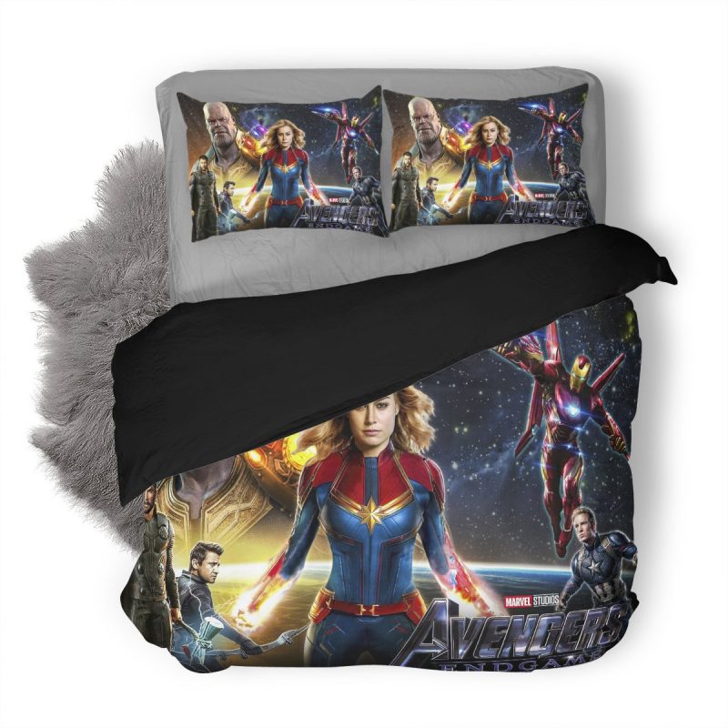 Avengers End Game Duvet Cover and Pillowcase Set Bedding Set 2