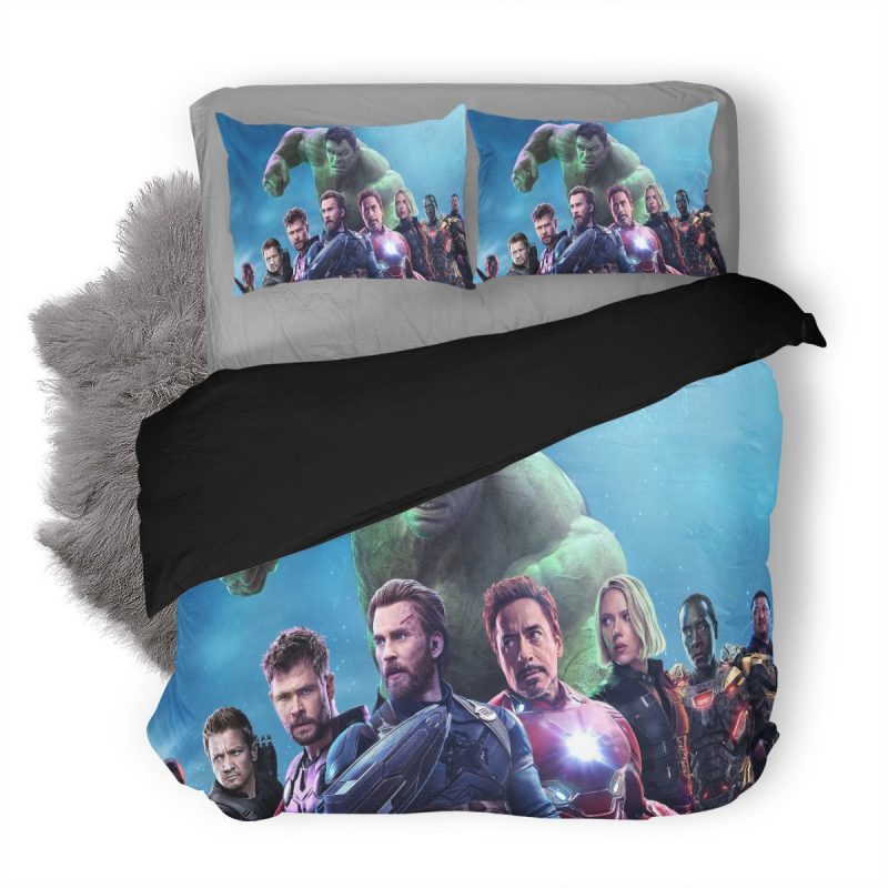 Avengers End Game Duvet Cover and Pillowcase Set Bedding Set 3