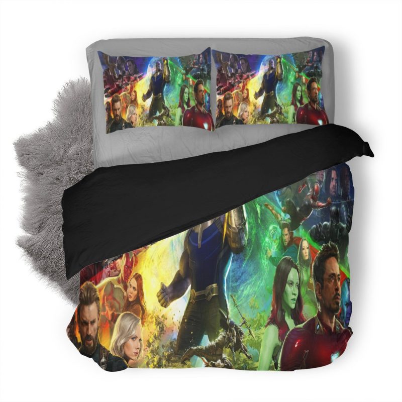 Avengers End Game Duvet Cover and Pillowcase Set Bedding Set