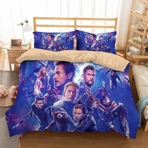 Avengers Endgame Duvet Cover and Pillowcase Set Bedding Set 292