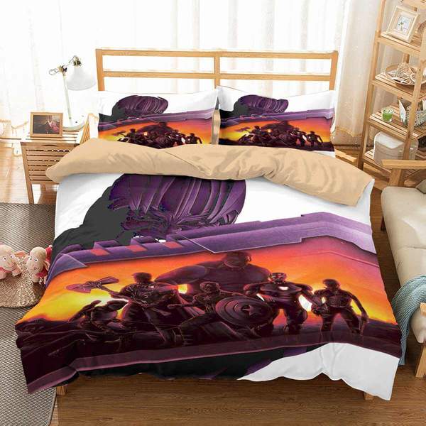 Avengers Endgame Duvet Cover and Pillowcase Set Bedding Set 761