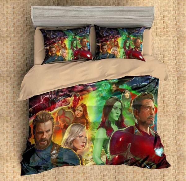 Avengers Infinity War 2 Duvet Cover and Pillowcase Set Bedding Set